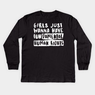 Human Rights Kids Long Sleeve T-Shirt